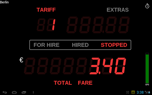 Taximeter screenshot