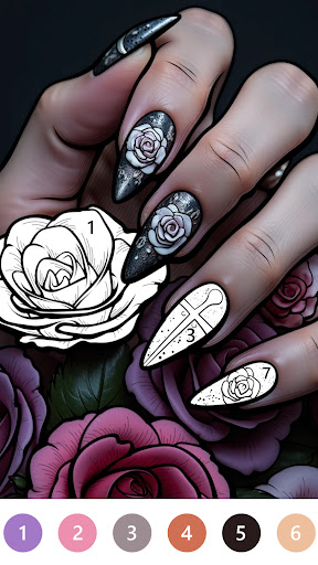 Macabre Color Paint By Number screenshot