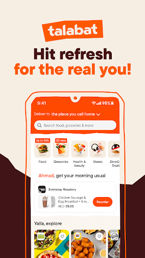 talabat: Food, grocery & more screenshot