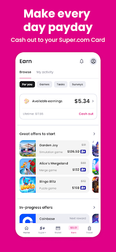 Super.com - Save, Earn, Travel screenshot