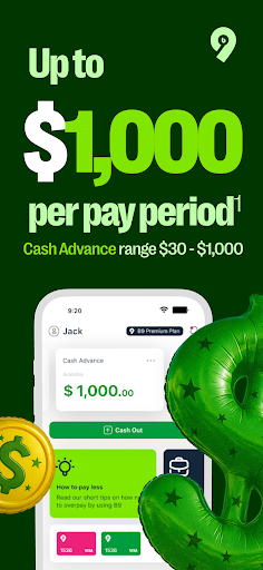 B9: Cash Advance・Banking・Earn screenshot