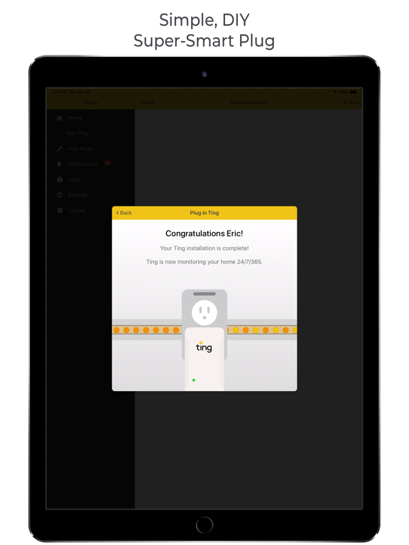 Ting Sensor screenshot
