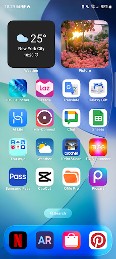 Launcher iOS 19 screenshot