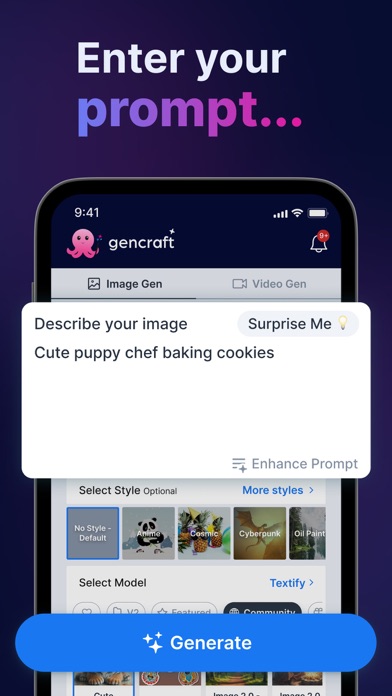 Gencraft - AI Art Generator screenshot