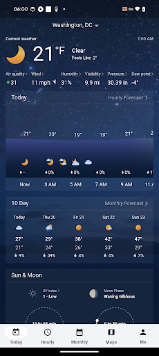 MSN Weather - Forecast & Maps screenshot