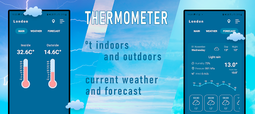 Indoor thermometer screenshot