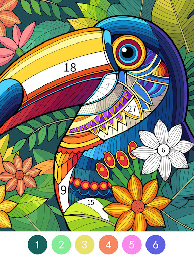 Tangle Color by Number Book screenshot
