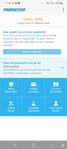 Progressive screenshot