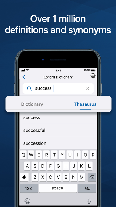 Oxford Dictionary & Thesaurus screenshot