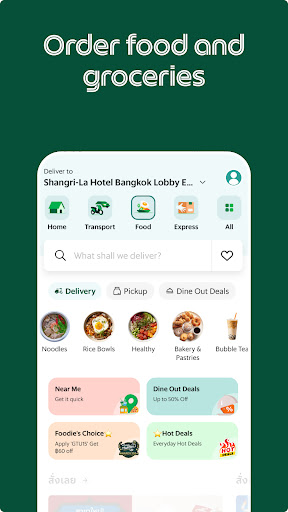 Grab - Taxi & Food Delivery screenshot
