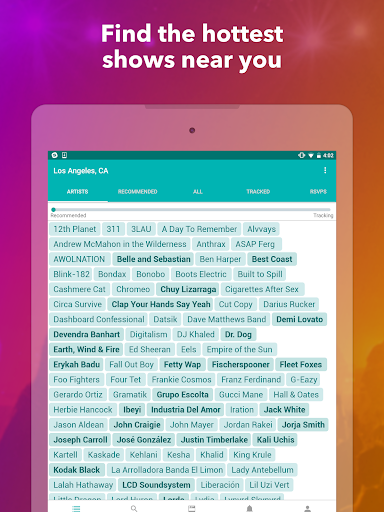 Bandsintown Concerts screenshot