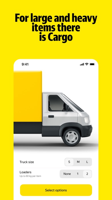 Yandex Go: Taxi Food Delivery screenshot