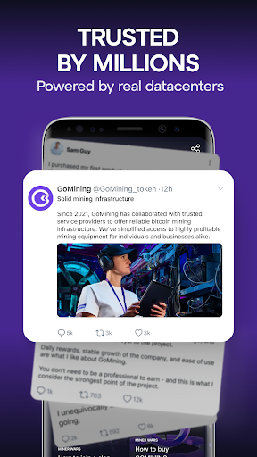 GoMining: Mining, Using BTC screenshot