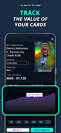 LUDEX Sports Card Scanner +TCG screenshot