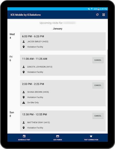 ICS Mobile screenshot