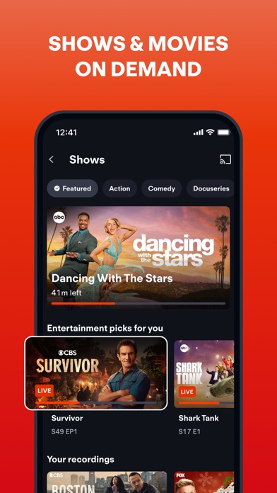 Fubo: Watch Live TV & Sports screenshot