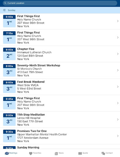 Meeting Guide screenshot