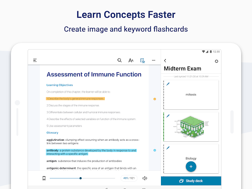 Bookshelf screenshot