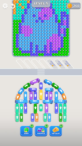 Bubble Bus: Parking Jam Puzzle screenshot