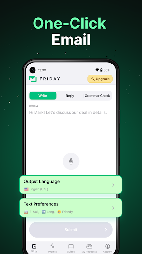 Friday: AI E-mail Assistant screenshot