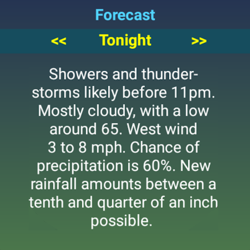 SkyHalo Weather for Wear OS screenshot