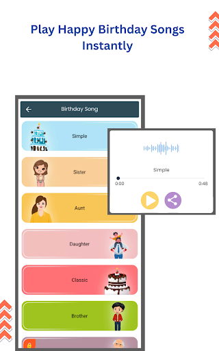 Happy Birthday songs & wishes screenshot