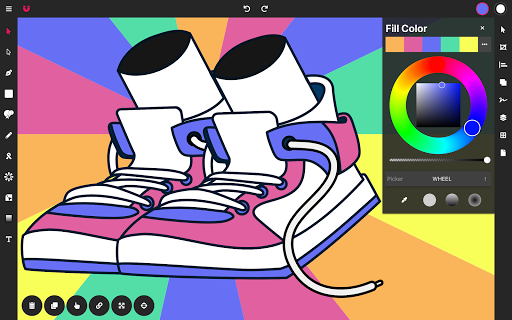 Vector Ink: SVG, Illustrator screenshot