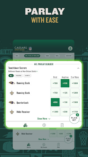 Caesars Sportsbook screenshot