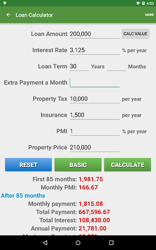 Financial Calculators Pro screenshot