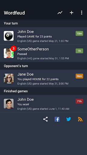 Wordfeud Premium screenshot