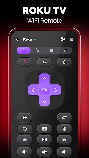 TV remote control for Roku screenshot