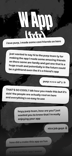 purp - Make new friends screenshot