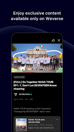 Weverse: Connect with Artists screenshot