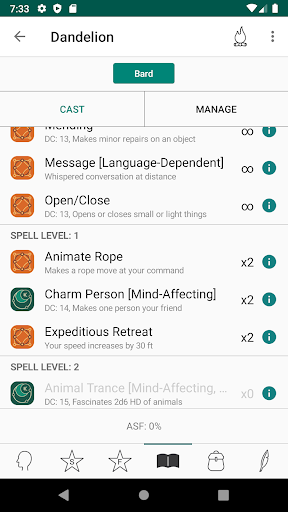 RPG Scribe Pathfinder & 3.5e screenshot
