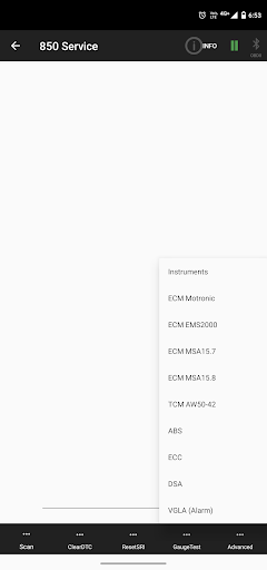 850 OBD-II screenshot