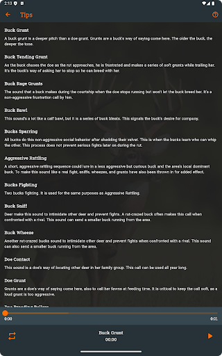 Whitetail Deer Calls Pro screenshot