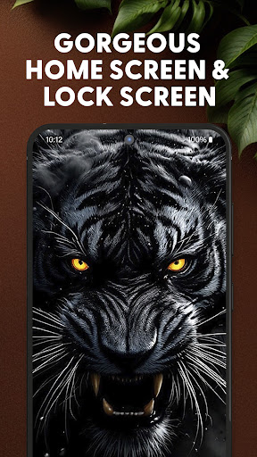Roaring Tiger Live Wallpaper screenshot