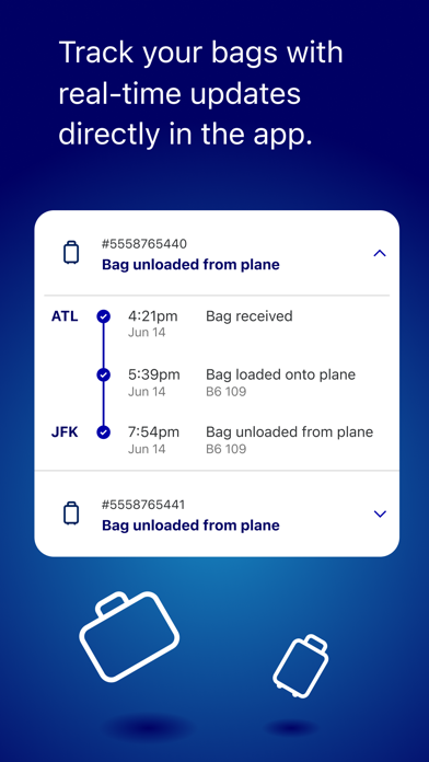 JetBlue - Book & manage trips screenshot