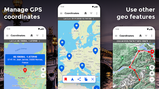 GPS Coordinates Locator Map screenshot