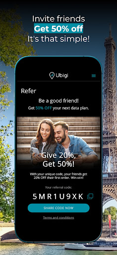 Ubigi: Travel eSIM & data plan screenshot