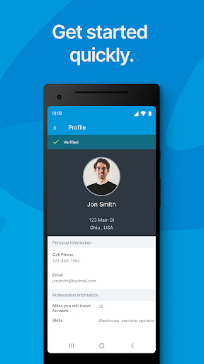 Staffmark WorkNOW screenshot