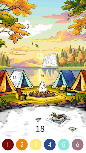 Vivid Color Paint By Number screenshot