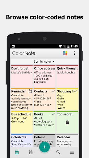 ColorNote Notepad Notes screenshot