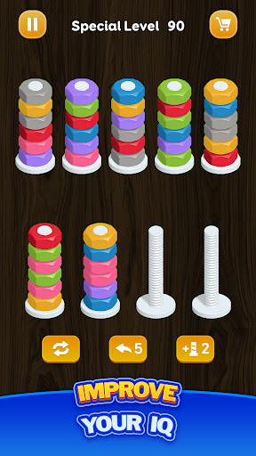 Nut Sort - Color Puzzle Games screenshot