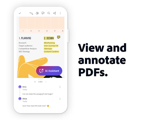 Adobe Acrobat Reader: Edit PDF screenshot