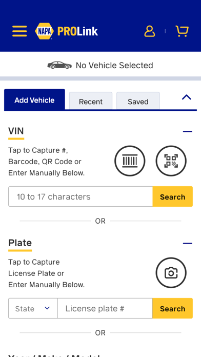 NAPA PROLink screenshot
