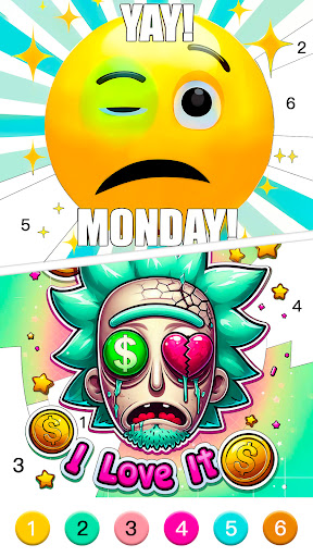 Meme Color Pro：Color by Number screenshot