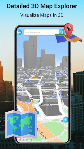 GPS Earth Live Satellite Maps screenshot