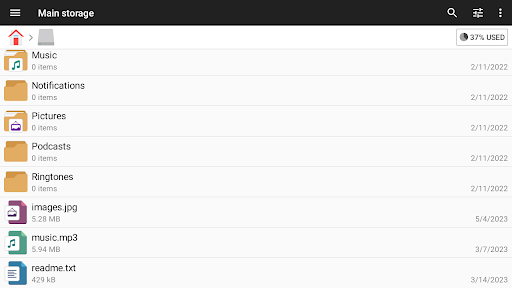 File Manager screenshot