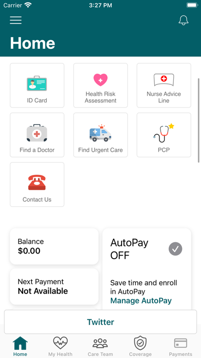 My Molina screenshot